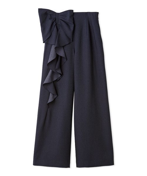 2点おまとめ CELFORD HEVE リボンドットパンツ ブラック 36 洗える】リボンワイドパンツ（その他パンツ）｜CELFORD（セルフォード