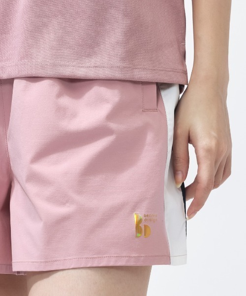 TIGORA by BEAMS DESIGN（ティゴラバイビームスデザイン）の「ティゴラ ビームス TIGORA by BEAMS DESIGN フィットネスショートパンツ（その他パンツ・レディース・グリーン/ピンク・S/M/L/XL）」の7枚目の写真