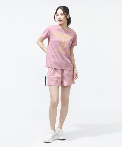 TIGORA by BEAMS DESIGN（ティゴラバイビームスデザイン）の「ティゴラ ビームス TIGORA by BEAMS DESIGN フィットネスショートパンツ（その他パンツ・レディース・グリーン/ピンク・S/M/L/XL）」の5枚目の写真