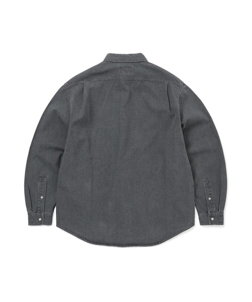 thisisneverthat(ディスイズネバーザット)の「Washed Denim Shirt(シャツ/ブラウス・メンズ・グレー/ダークグレー・L/M/S/XL)」の5枚目の写真