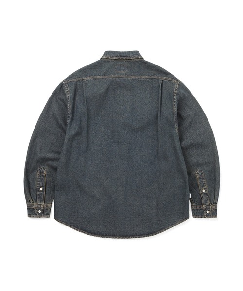 thisisneverthat(ディスイズネバーザット)の「Washed Denim Shirt(シャツ/ブラウス・メンズ・グレー/ダークグレー・L/M/S/XL)」の3枚目の写真