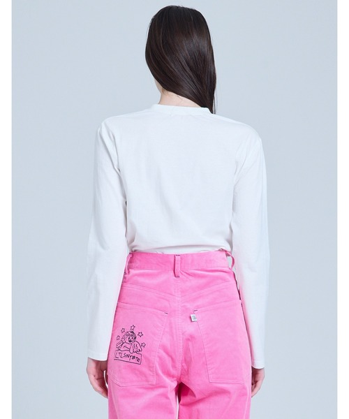 Little sunny bite(リトルサニーバイト)の「【8】【Little sunny bite 】Pierrot mini long tee(Tシャツ/カットソー・レディース・ブルー/ホワイト・FREE)」の5枚目の写真