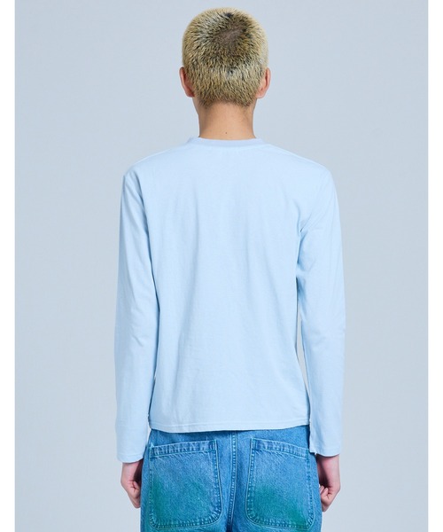 Little sunny bite(リトルサニーバイト)の「【8】【Little sunny bite 】Pierrot mini long tee(Tシャツ/カットソー・レディース・ブルー/ホワイト・FREE)」の14枚目の写真