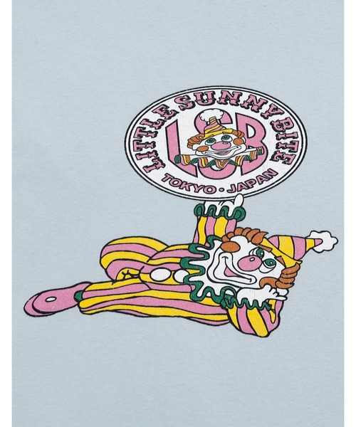 Little sunny bite(リトルサニーバイト)の「【8】【Little sunny bite 】Pierrot mini long tee(Tシャツ/カットソー・レディース・ブルー/ホワイト・FREE)」の16枚目の写真