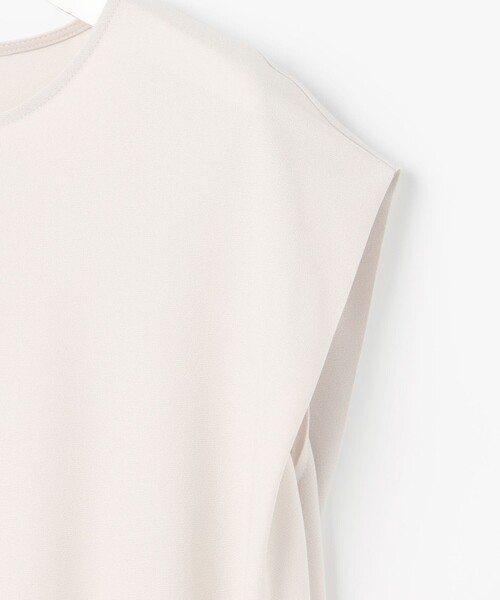 自由区(ジユウク)の「ストレッチアムンゼンフレンチスリーブ カットソー(Tシャツ/カットソー・レディース・ネイビー系/ベージュ系/スカイブルー系・32)」の13枚目の写真