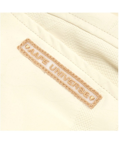AAPE BY A BATHING APE（エーエイプバイアベイシングエイプ）の「AAPE MAIN WOVEN SHORTS（その他パンツ・レディース・アイボリー/ライトピンク・X-SMALL/XX-SMALL/SMALL）」の5枚目の写真