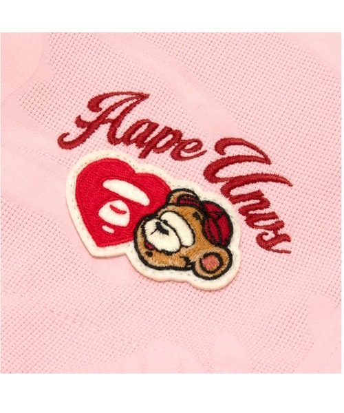 AAPE BY A BATHING APE（エーエイプバイアベイシングエイプ）の「AAPE MAIN WOVEN SHORTS（その他パンツ・レディース・アイボリー/ライトピンク・X-SMALL/XX-SMALL/SMALL）」の8枚目の写真