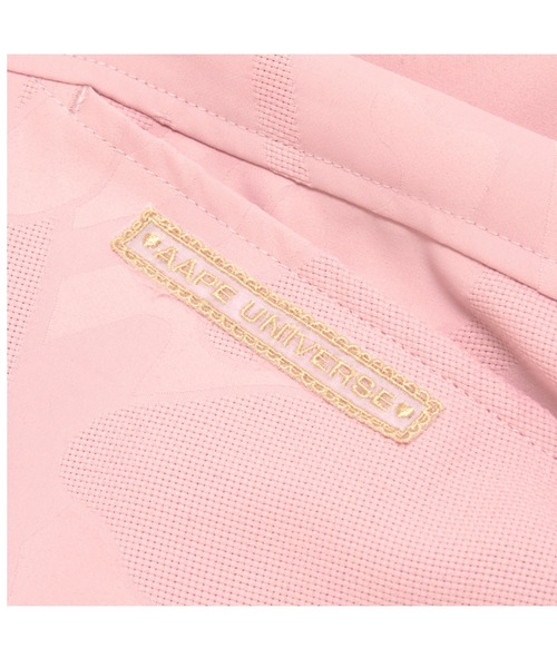 AAPE BY A BATHING APE（エーエイプバイアベイシングエイプ）の「AAPE MAIN WOVEN SHORTS（その他パンツ・レディース・アイボリー/ライトピンク・X-SMALL/XX-SMALL/SMALL）」の9枚目の写真