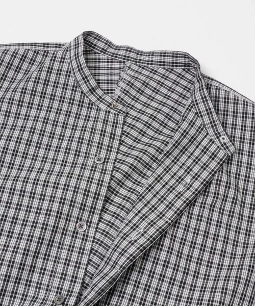 FORK&SPOON（フォークアンドスプーン）の「FORK&SPOON　ギボシコクーンロングスリーブシャツ（シャツ/ブラウス・レディース・ブルー系その他/ブラック系その他/オフホワイト・1）」の13枚目の写真