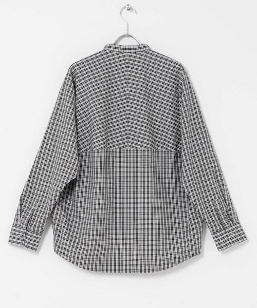 FORK&SPOON（フォークアンドスプーン）の「FORK&SPOON　ギボシコクーンロングスリーブシャツ（シャツ/ブラウス・レディース・ブルー系その他/ブラック系その他/オフホワイト・1）」の15枚目の写真