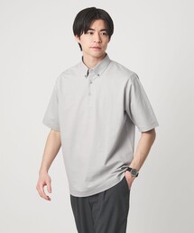 green label relaxing | ドライ サッカー ボタンダウン 半袖 ポロシャツ -吸水速乾-(ポロシャツ)