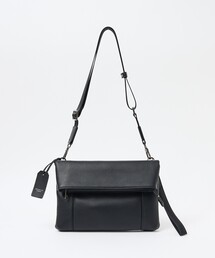 ABAHOUSE les essentiels（アバハウスレエッセンシャル アバハウス エッセンシャル）の「【ABAHOUSE　les essentiels】定番2wayショルダー / スプリットレザー/シュリンク/ショルダーバッグ/クラッチバッグ（ショルダーバッグ）」