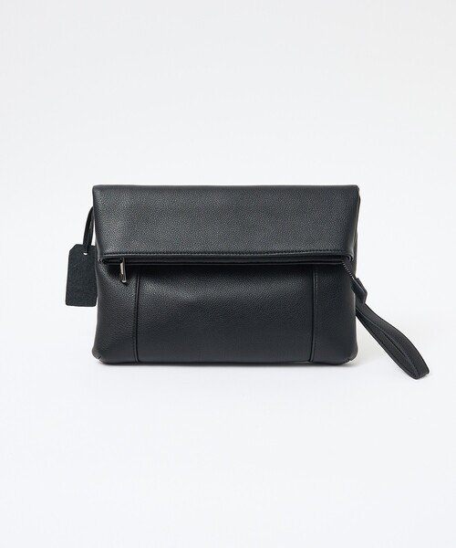 ABAHOUSE les essentiels(アバハウスレエッセンシャル アバハウス エッセンシャル)の「【ABAHOUSE les essentiels】定番2wayショルダー / スプリットレザー/シュリンク/ショルダーバッグ/クラッチバッグ(ショルダーバッグ・メンズ・ネイビー/ブラック/グレー・フリー)」の4枚目の写真