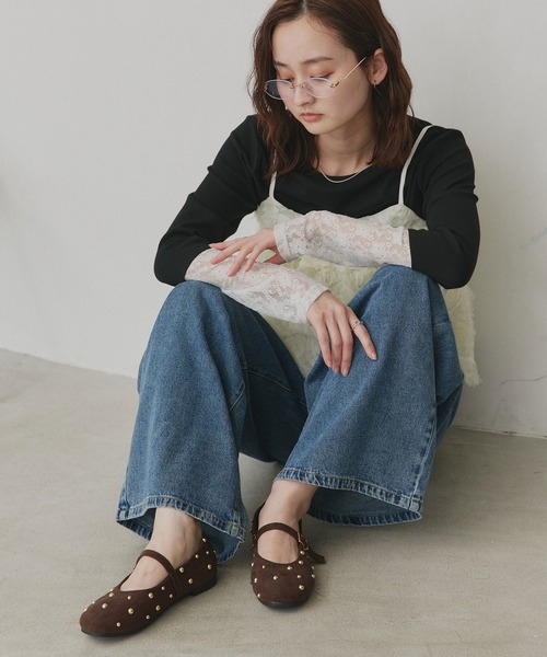 ad thie(アドティエ)の「スタッズ デザイン メリージェーン パンプス(パンプス・レディース・ブルー/ブラウン・LARGE/MEDIUM)」の19枚目の写真