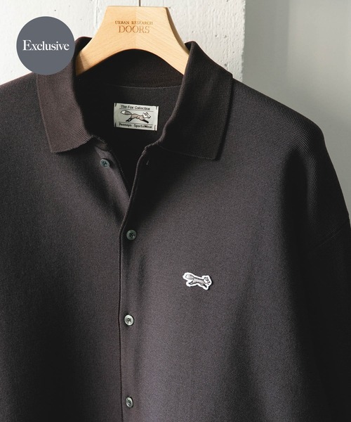 PENNEYS（ぺニーズ）の「『別注』PENNEYS×DOORS　THE FOX シャツカーディガン（カーディガン/ボレロ・メンズ・チャコールグレー/アイボリー/ネイビー/イエロー・MEDIUM/LARGE）」の3枚目の写真