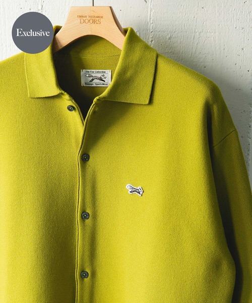 PENNEYS（ぺニーズ）の「『別注』PENNEYS×DOORS　THE FOX シャツカーディガン（カーディガン/ボレロ・メンズ・チャコールグレー/アイボリー/ネイビー/イエロー・MEDIUM/LARGE）」の4枚目の写真