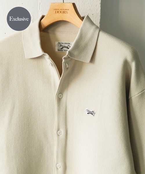 PENNEYS（ぺニーズ）の「『別注』PENNEYS×DOORS　THE FOX シャツカーディガン（カーディガン/ボレロ・メンズ・チャコールグレー/アイボリー/ネイビー/イエロー・MEDIUM/LARGE）」の2枚目の写真