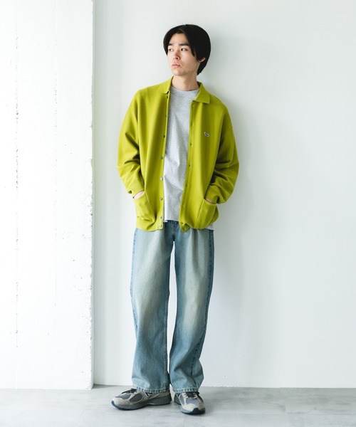 PENNEYS（ぺニーズ）の「『別注』PENNEYS×DOORS　THE FOX シャツカーディガン（カーディガン/ボレロ・メンズ・チャコールグレー/アイボリー/ネイビー/イエロー・MEDIUM/LARGE）」の5枚目の写真