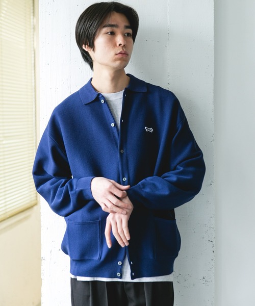 PENNEYS（ぺニーズ）の「『別注』PENNEYS×DOORS　THE FOX シャツカーディガン（カーディガン/ボレロ・メンズ・チャコールグレー/アイボリー/ネイビー/イエロー・MEDIUM/LARGE）」の21枚目の写真