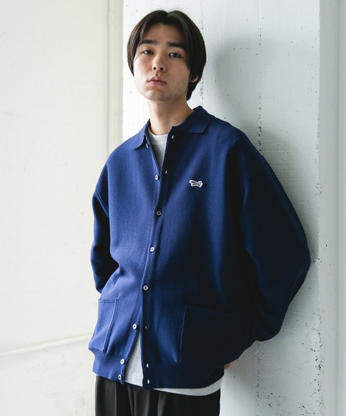 PENNEYS（ぺニーズ）の「『別注』PENNEYS×DOORS　THE FOX シャツカーディガン（カーディガン/ボレロ・メンズ・チャコールグレー/アイボリー/ネイビー/イエロー・MEDIUM/LARGE）」の22枚目の写真