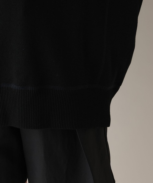 RAGEBLUE(レイジブルー)の「スウェットライクルーズニットチュニック(Tシャツ/カットソー・レディース・ブラック/グレー・FREE)」の16枚目の写真