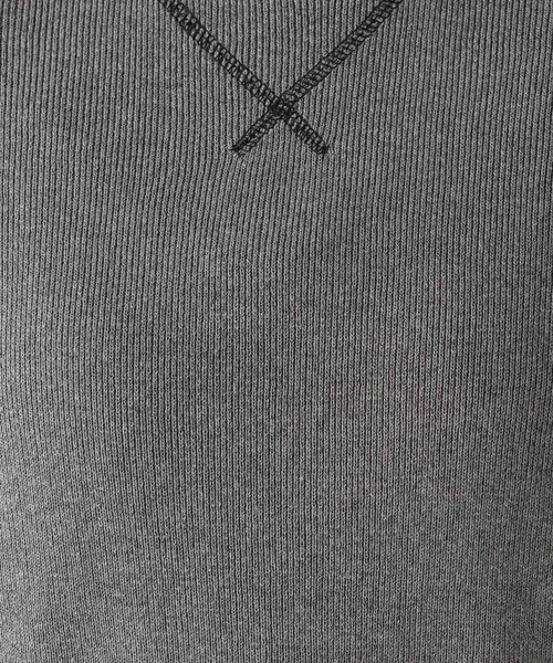 RAGEBLUE(レイジブルー)の「スウェットライクルーズニットチュニック(Tシャツ/カットソー・レディース・ブラック/グレー・FREE)」の19枚目の写真