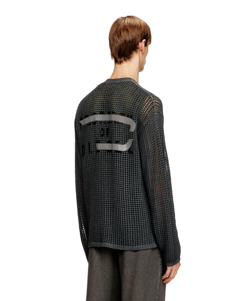 DIESEL(ディーゼル)の「メンズ カーディガン K-ROQUETE(カーディガン/ボレロ・メンズ・チャコールグレー・LARGE/SMALL/MEDIUM)」の2枚目の写真