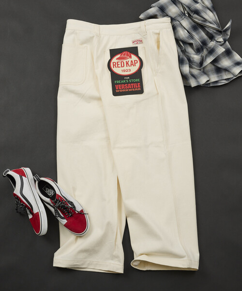 RED KAP（レッドキャップ）の「RED KAP/レッドキャップ 別注 SMU PT-20 DENIM WIDE WORK PANTS/デニム ワイドワークパンツ（デニムパンツ・メンズ・その他13/オフホワイト/ブラック/ネイビー・MEDIUM/SMALL/LARGE）」の2枚目の写真
