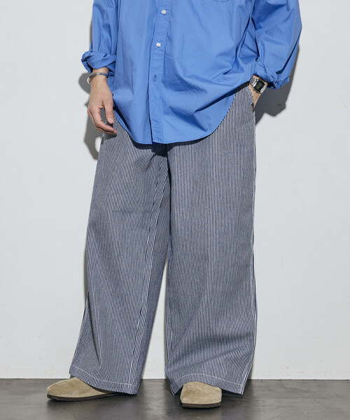 RED KAP（レッドキャップ）の「RED KAP/レッドキャップ 別注 SMU PT-20 DENIM WIDE WORK PANTS/デニム ワイドワークパンツ（デニムパンツ・メンズ・その他13/オフホワイト/ブラック/ネイビー・MEDIUM/SMALL/LARGE）」の4枚目の写真