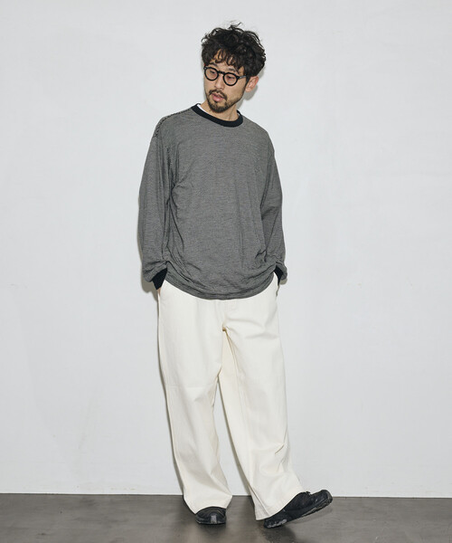 RED KAP（レッドキャップ）の「RED KAP/レッドキャップ 別注 SMU PT-20 DENIM WIDE WORK PANTS/デニム ワイドワークパンツ（デニムパンツ・メンズ・その他13/オフホワイト/ブラック/ネイビー・MEDIUM/SMALL/LARGE）」の6枚目の写真