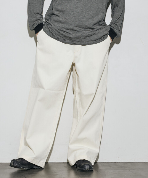 RED KAP（レッドキャップ）の「RED KAP/レッドキャップ 別注 SMU PT-20 DENIM WIDE WORK PANTS/デニム ワイドワークパンツ（デニムパンツ・メンズ・その他13/オフホワイト/ブラック/ネイビー・MEDIUM/SMALL/LARGE）」の7枚目の写真