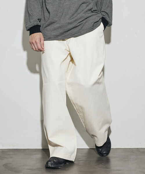 RED KAP（レッドキャップ）の「RED KAP/レッドキャップ 別注 SMU PT-20 DENIM WIDE WORK PANTS/デニム ワイドワークパンツ（デニムパンツ・メンズ・その他13/オフホワイト/ブラック/ネイビー・MEDIUM/SMALL/LARGE）」の9枚目の写真