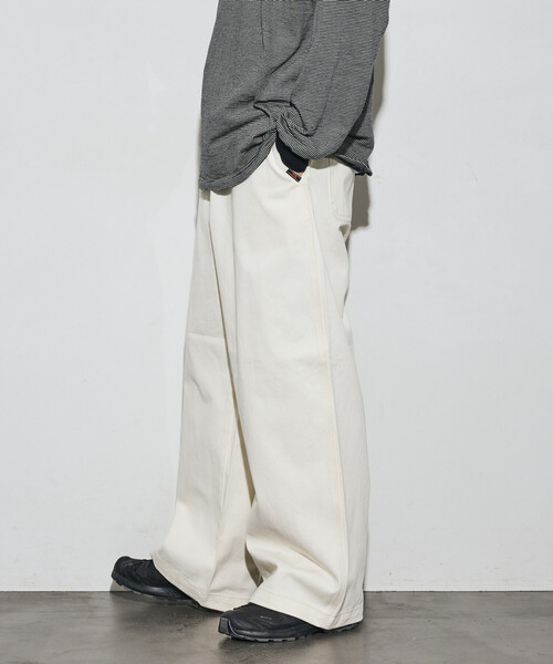 RED KAP（レッドキャップ）の「RED KAP/レッドキャップ 別注 SMU PT-20 DENIM WIDE WORK PANTS/デニム ワイドワークパンツ（デニムパンツ・メンズ・その他13/オフホワイト/ブラック/ネイビー・MEDIUM/SMALL/LARGE）」の10枚目の写真