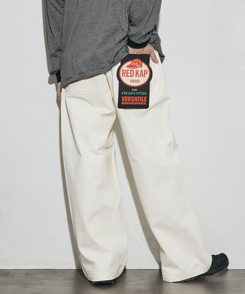 RED KAP（レッドキャップ）の「RED KAP/レッドキャップ 別注 SMU PT-20 DENIM WIDE WORK PANTS/デニム ワイドワークパンツ（デニムパンツ・メンズ・その他13/オフホワイト/ブラック/ネイビー・MEDIUM/SMALL/LARGE）」の12枚目の写真