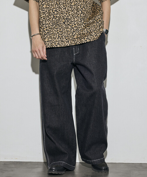 RED KAP（レッドキャップ）の「RED KAP/レッドキャップ 別注 SMU PT-20 DENIM WIDE WORK PANTS/デニム ワイドワークパンツ（デニムパンツ・メンズ・その他13/オフホワイト/ブラック/ネイビー・MEDIUM/SMALL/LARGE）」の17枚目の写真