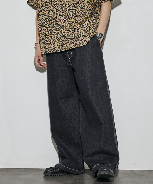 RED KAP（レッドキャップ）の「RED KAP/レッドキャップ 別注 SMU PT-20 DENIM WIDE WORK PANTS/デニム ワイドワークパンツ（デニムパンツ・メンズ・その他13/オフホワイト/ブラック/ネイビー・MEDIUM/SMALL/LARGE）」の18枚目の写真