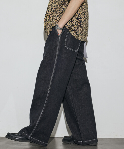 RED KAP（レッドキャップ）の「RED KAP/レッドキャップ 別注 SMU PT-20 DENIM WIDE WORK PANTS/デニム ワイドワークパンツ（デニムパンツ・メンズ・その他13/オフホワイト/ブラック/ネイビー・MEDIUM/SMALL/LARGE）」の19枚目の写真