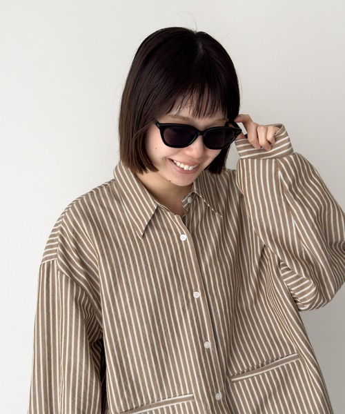 CANAL JEAN(キャナルジーン)の「Dume RAYNE キャットアイサングラス(サングラス・レディース・ブラック系その他/ブラウン系その他・ONE SIZE)」の1枚目の写真