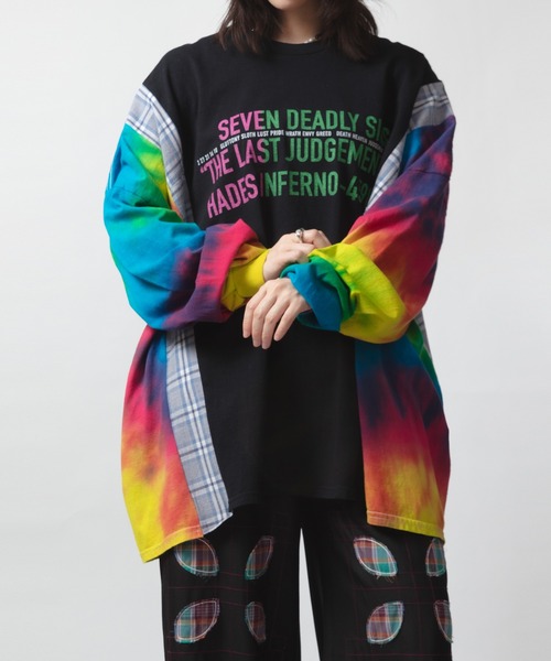 ESSAY(エッセイ)の「【 YuumiARIA × ESSAY 】BLACKタイダイTシャツ(Tシャツ/カットソー・レディース・ブラック・FREE)」の13枚目の写真