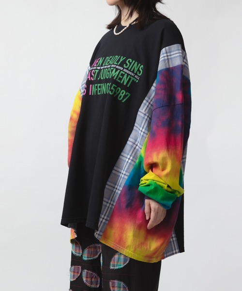ESSAY(エッセイ)の「【 YuumiARIA × ESSAY 】BLACKタイダイTシャツ(Tシャツ/カットソー・レディース・ブラック・FREE)」の14枚目の写真