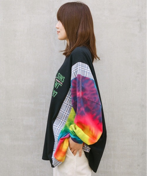 ESSAY(エッセイ)の「【 YuumiARIA × ESSAY 】BLACKタイダイTシャツ(Tシャツ/カットソー・レディース・ブラック・FREE)」の18枚目の写真