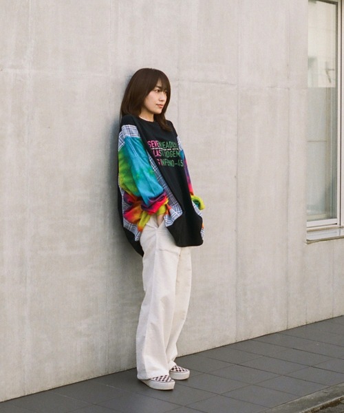 ESSAY(エッセイ)の「【 YuumiARIA × ESSAY 】BLACKタイダイTシャツ(Tシャツ/カットソー・レディース・ブラック・FREE)」の17枚目の写真