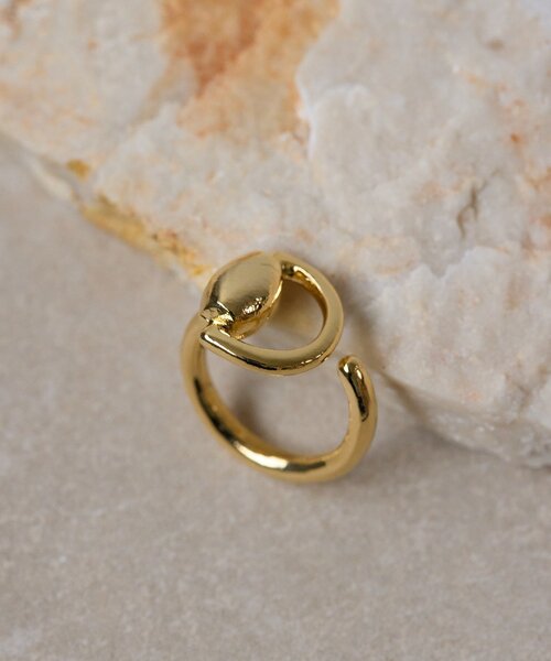 ear PAPILLONNER(イアパピヨネ)の「ホースビットリング(リング・レディース・シルバー/ゴールド・13)」の9枚目の写真