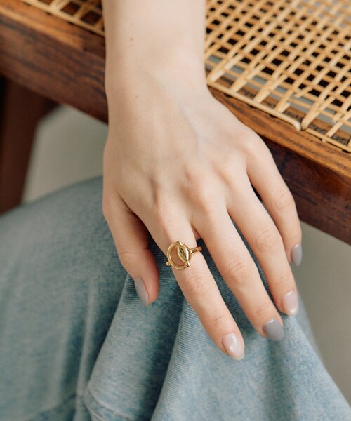 ear PAPILLONNER(イアパピヨネ)の「ホースビットリング(リング・レディース・シルバー/ゴールド・13)」の6枚目の写真