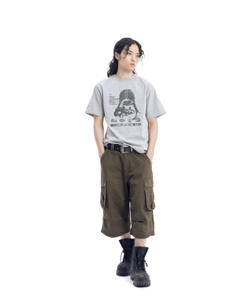 AAKAM(アーカム)の「Annie Half Top (Gray)(Tシャツ/カットソー・レディース・その他・1/2)」の4枚目の写真