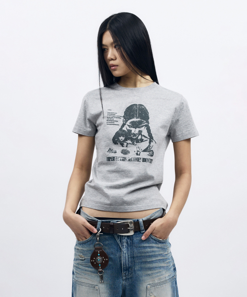 AAKAM(アーカム)の「Annie Half Top (Gray)(Tシャツ/カットソー・レディース・その他・1/2)」の7枚目の写真
