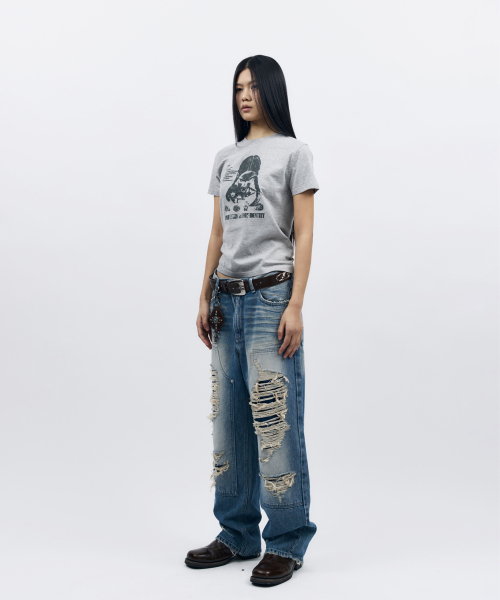 AAKAM(アーカム)の「Annie Half Top (Gray)(Tシャツ/カットソー・レディース・その他・1/2)」の9枚目の写真
