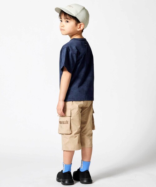 BeBe（ベベ）の「【速乾】ストレッチロゴ刺しゅう6分丈カーゴパンツ(80~150cm)（その他パンツ・キッズ・ベージュ・140cm/150cm/130cm/120cm）」の6枚目の写真