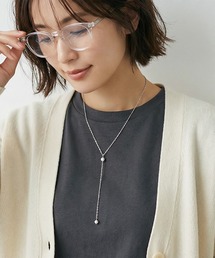 STYLE DELI（スタイルデリ）の「【DELI by】ロングチェーンパールYラインネックレス（ネックレス）」