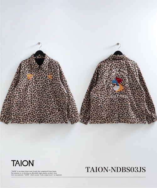 TAION（タイオン）の「【TAION(タイオン)】〈ユニセックス〉ノンダウン ジャパンスペシャル リバーシブル ベトジャン（その他アウター・メンズ・チョコ/レオパード/ブラック系その他7/ライトインディゴブルー/オフホワイト/インディゴブルー・M/L/XL/2XL/S）」の6枚目の写真
